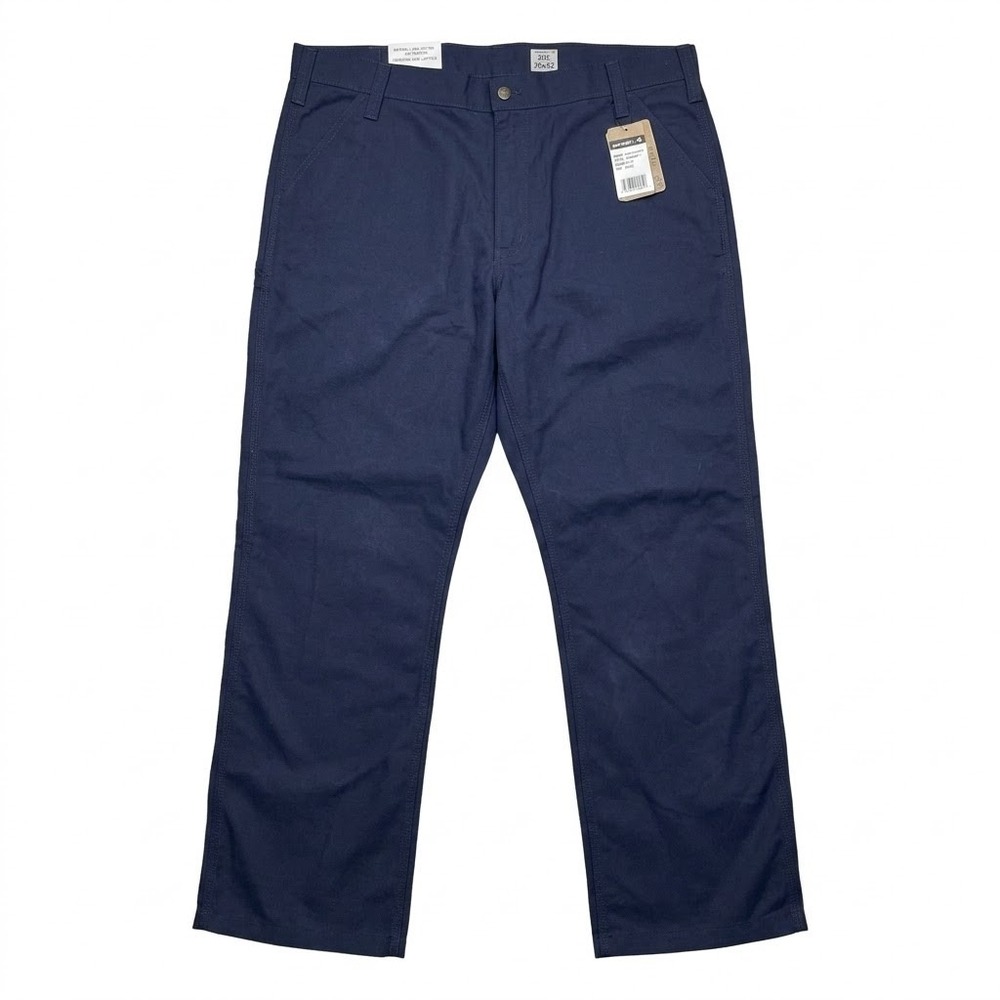 Carhartt 103109 412 Mens Navy Blue Relaxed Fit Stretch Work Pants 40x30 NWT